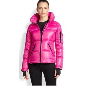 SAM New York Magenta Pink Iconic Freestyle 80%Goose Down Winter Puffer Jacket ~S
